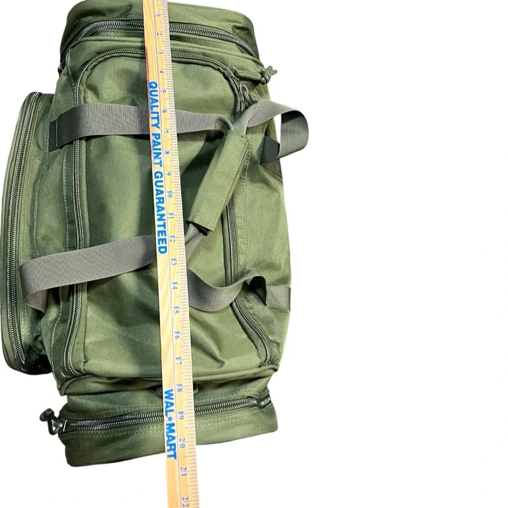 Highland Tactical Army Green Large Multi-pocket Outdoor Travel Duffel Bag